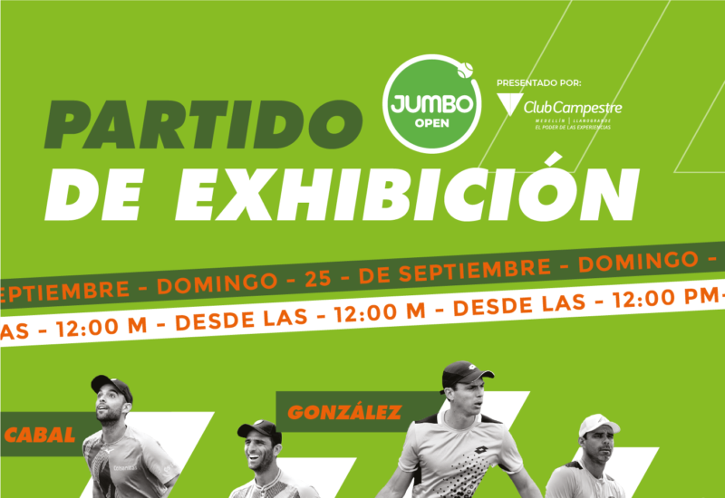 Tenis primaveral en el Jumbo Open Club Campestre de Medellín 2022 