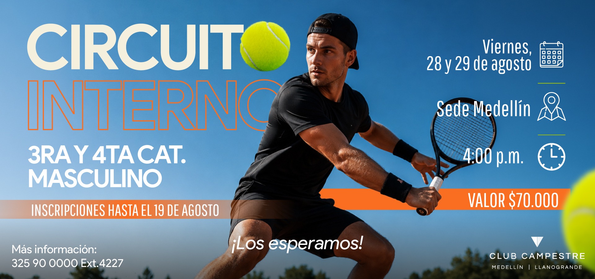 IRCUITO INTERNO 3RAY 4TA CAT. MASCULINO